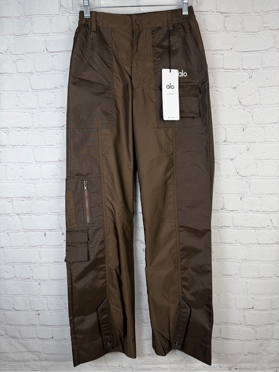 ALO Yoga Pants - ALO YOGA Blaze espresso brown utility trouser cargo pants NEW, size XS